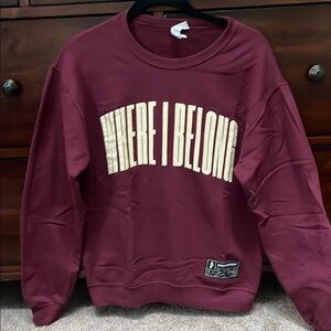 Switchfoot Concert Maroon 'Where I Belong' Sweatshirt